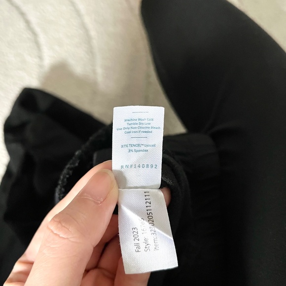 Marine Layer Allison Pant Pull-on Woven Textured Tencel Ankle XS - Picture 8 of 12